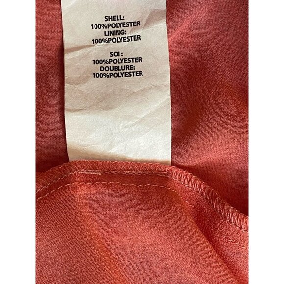 Ramy Brook Matilda Embroidery Smocked Mini Dress V-Neck Sleeveless Lined Size L - Picture 9 of 12